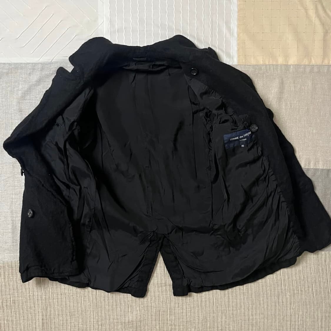 꼼데가르송 축융울 피코트  상품이미지3