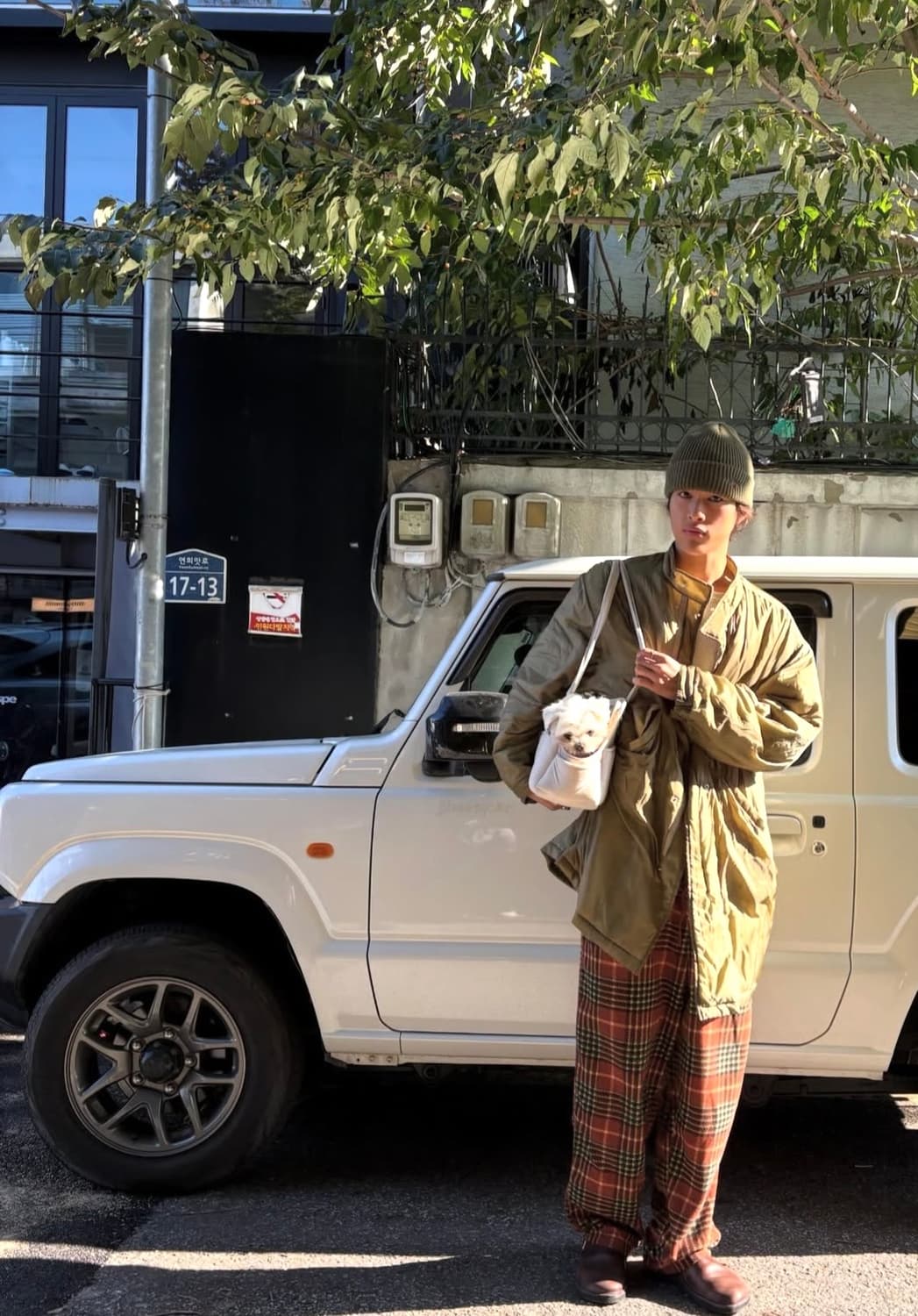 헤리티지플로스 알프레드 파카(모델 홍태준님 착용) 상품이미지1