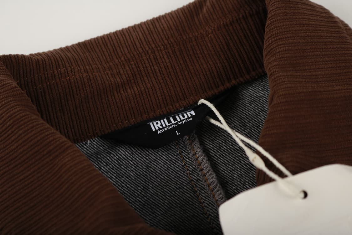 [L] 트릴리온 코듀로이 데님 집업 워크자켓 (새상품) 상품이미지5