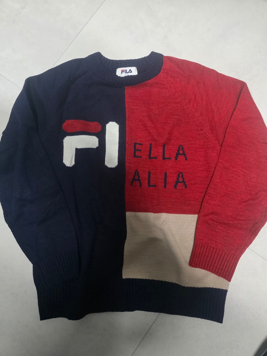 휠라 니트 L사이즈 상품이미지1