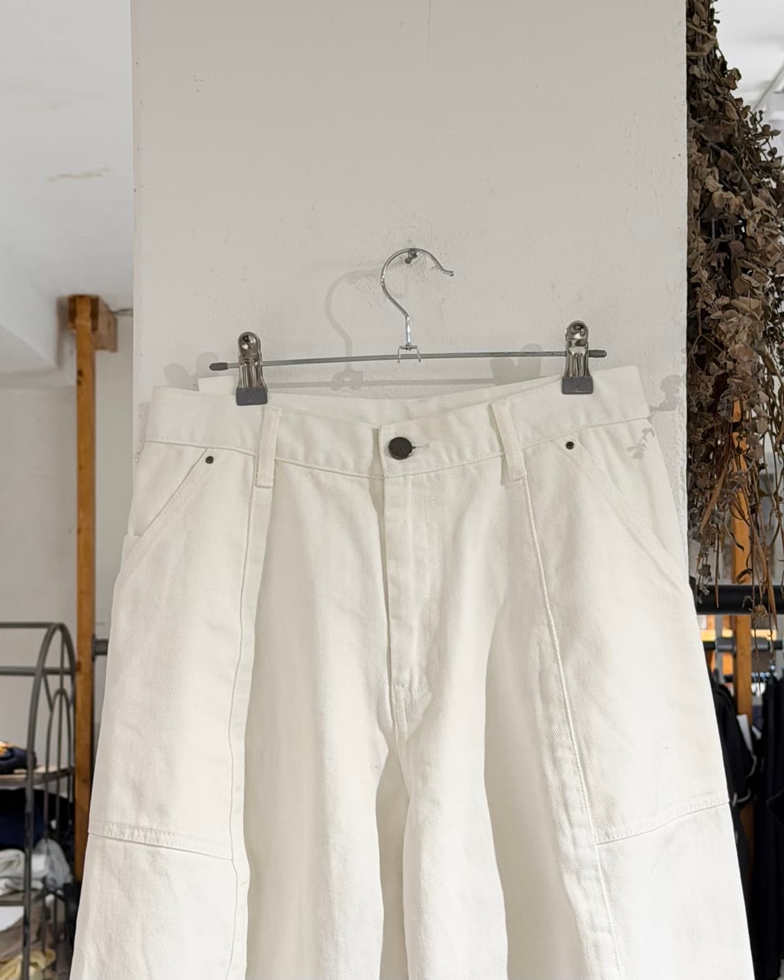 노이어 화이트 와이드팬츠 상품이미지2