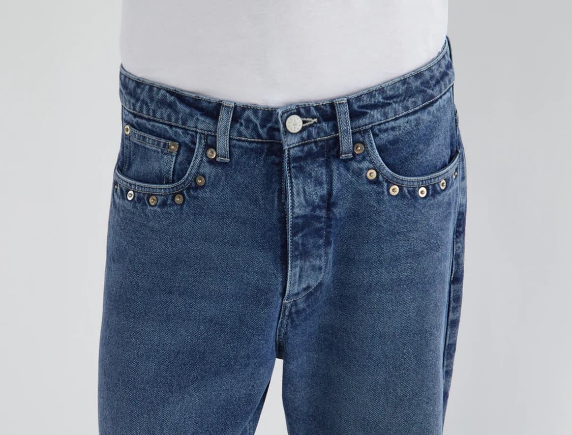 [M,L]팔로마울 Crowd B 스터드 데님팬츠/블루 상품이미지1