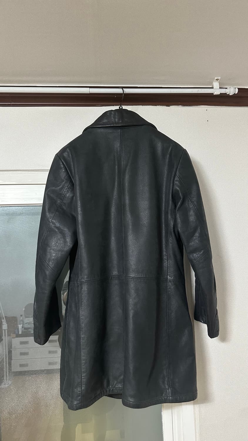 [52] 00s 엠포리오 아르마니 레더 코트 상품이미지2