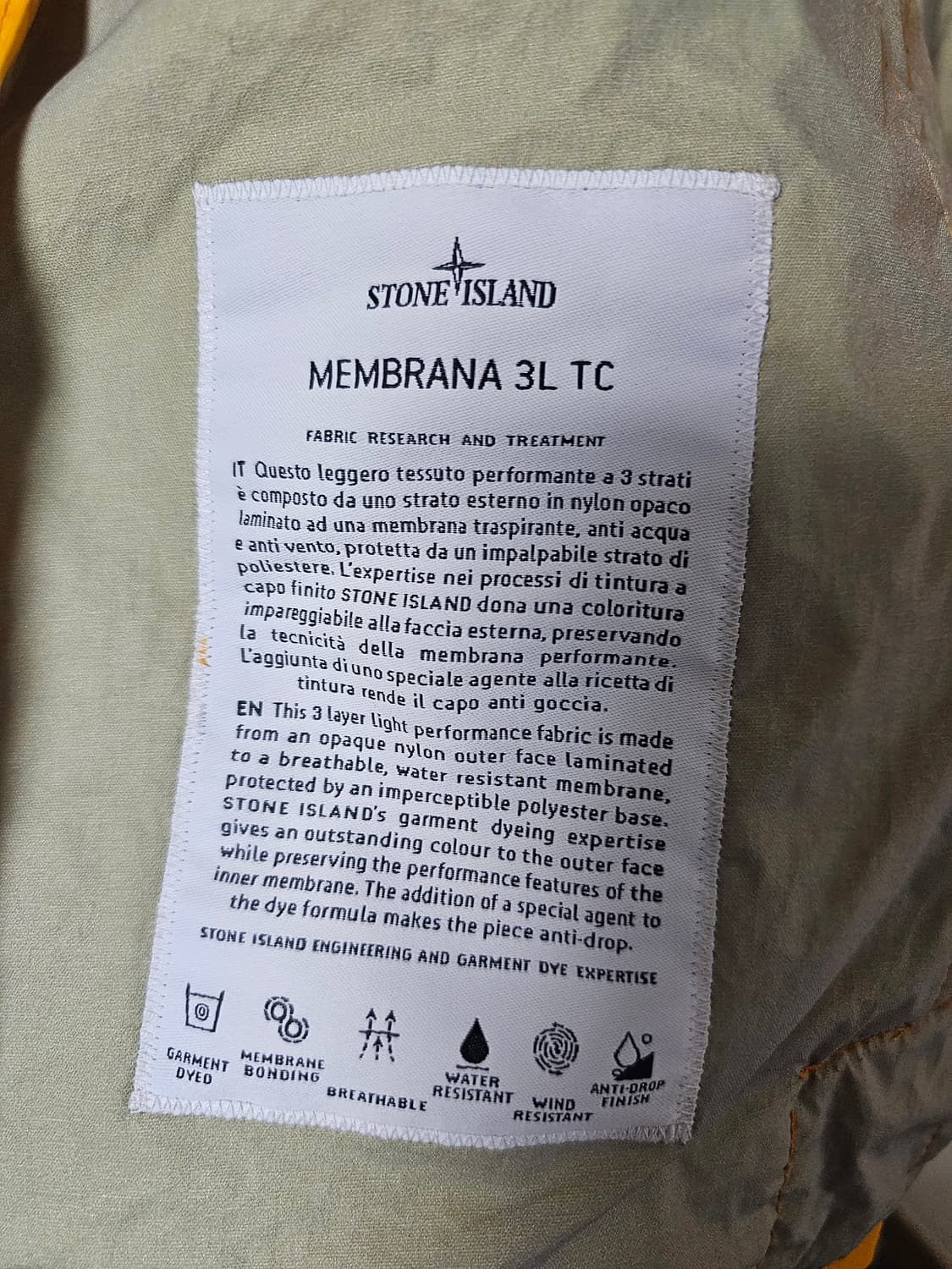 스톤아일랜드 멤브라나 3L TC 상품이미지5