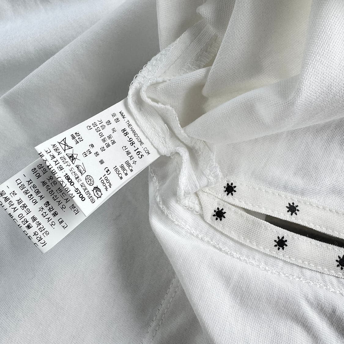 타임 TIME 펄 포인트 링거 티셔츠 상품이미지6