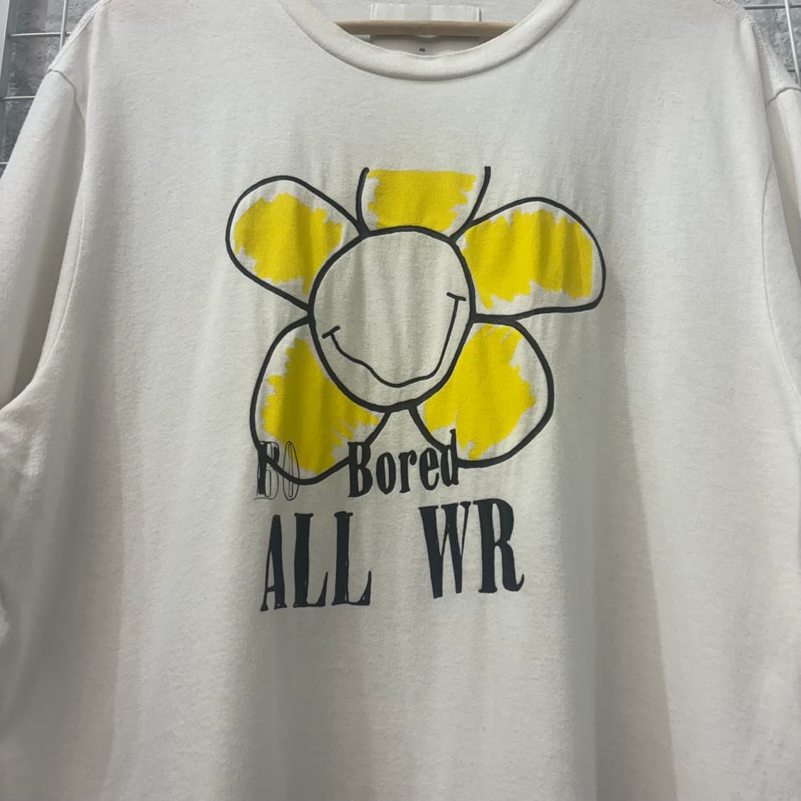 아워레가시 Bored All WR 화이트 반팔 티셔츠 M 상품이미지5