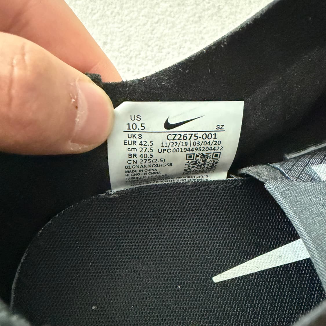 꼼데가르송 나이키 덩크로우 285 상품이미지6