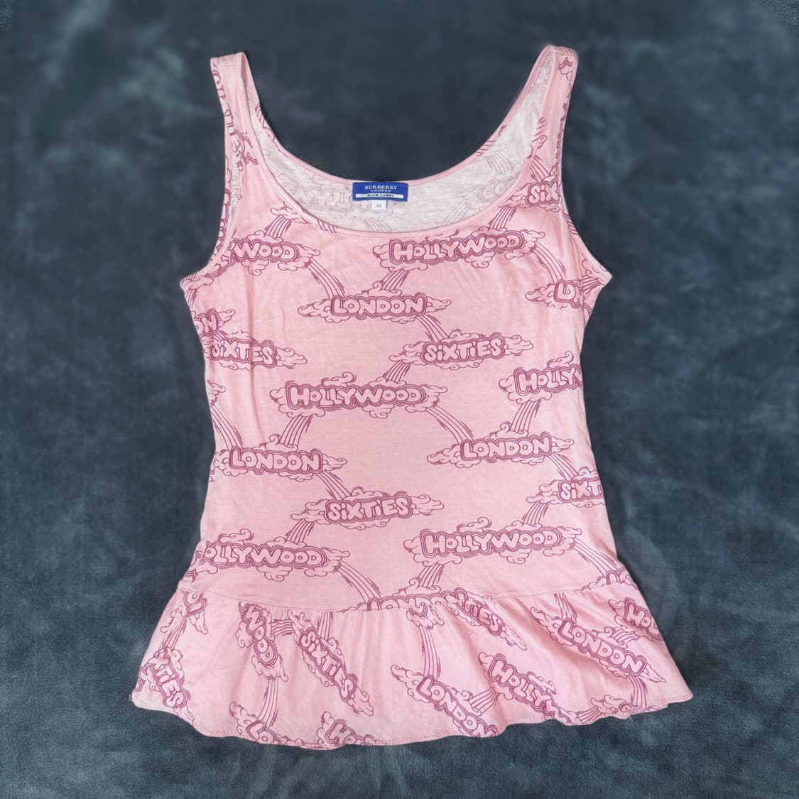 버버리 블루라벨 딸기우유 프릴 슬리브 상품이미지1