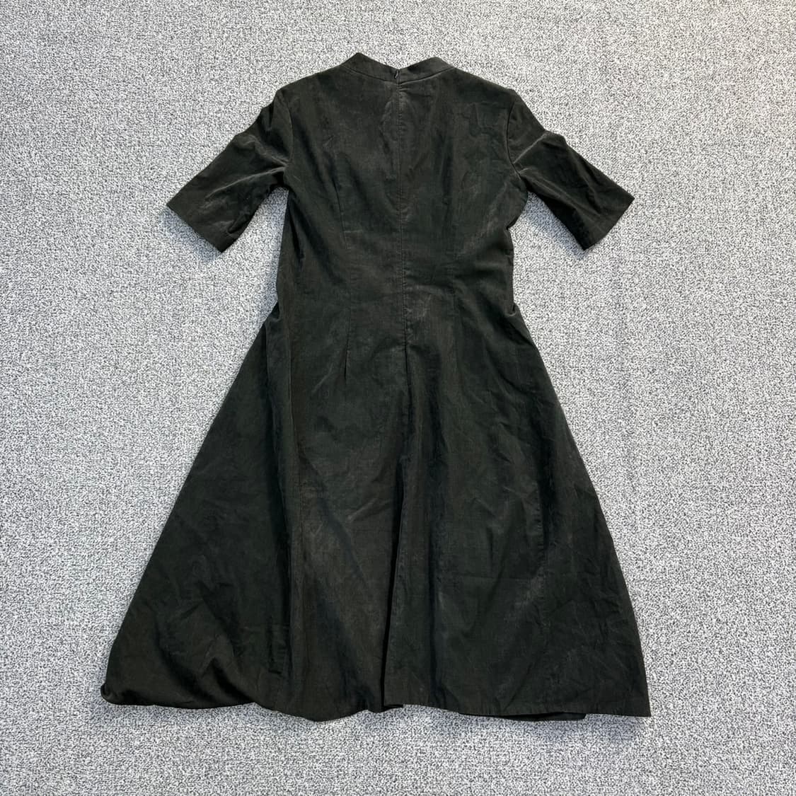 82 타임 벨루아 반팔 롱 원피스0414J 상품이미지3