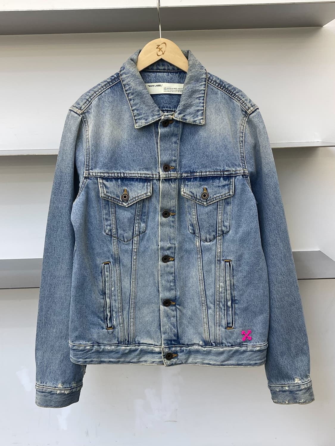 오프화이트 19a/w 11주년 데님 자켓 상품이미지3