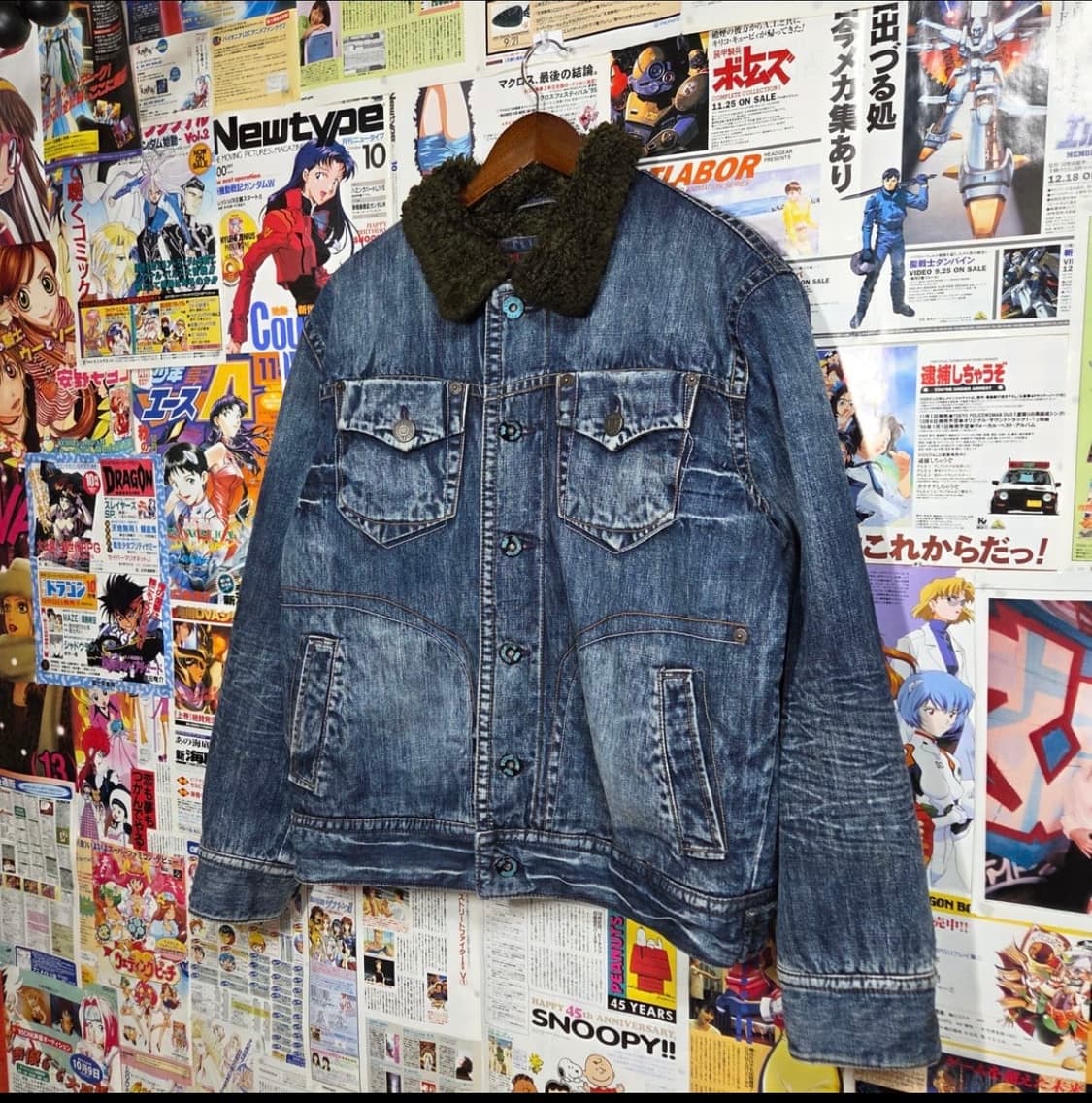 쉐르파 중청 데님자켓 상품이미지1