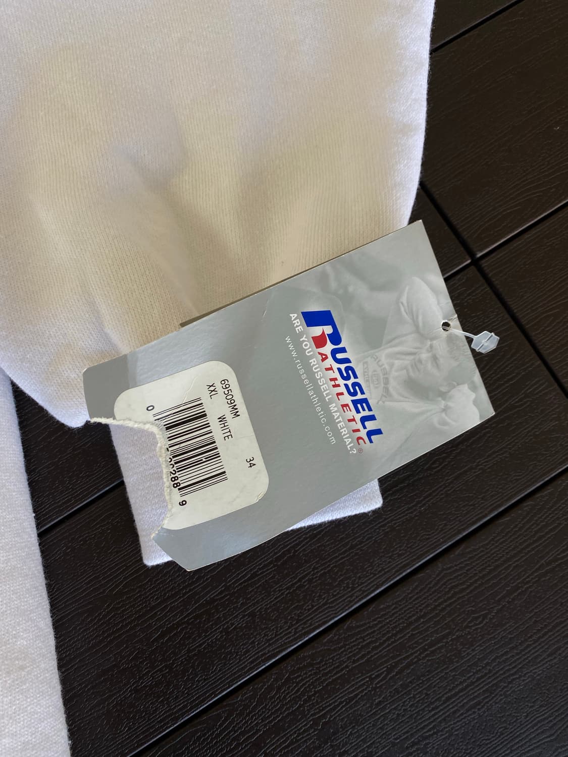 (XXL) 90s 빈티지 러셀 후드 화이트 상품이미지4