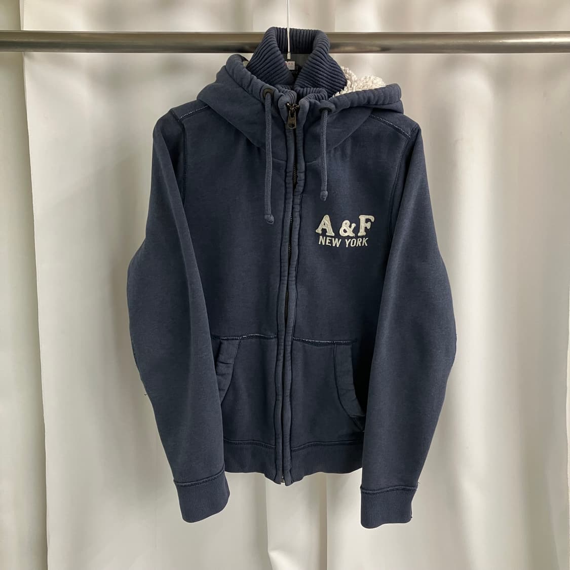 아베크롬비 하이넥 울프죠 후드집업 M 상품이미지1