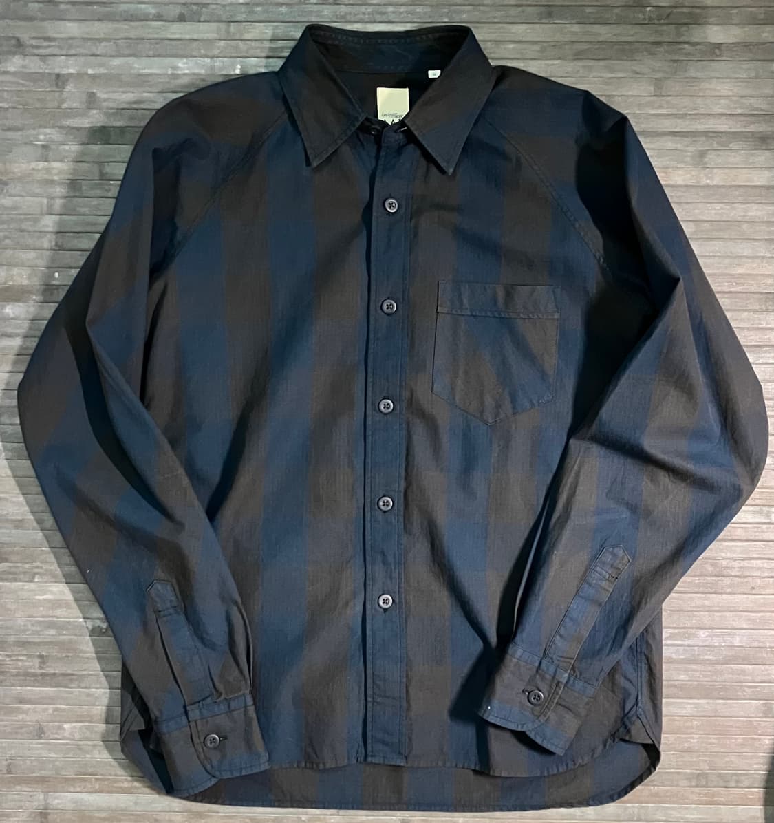 Yohji X Durban A.A.R black navy shirts 상품이미지1