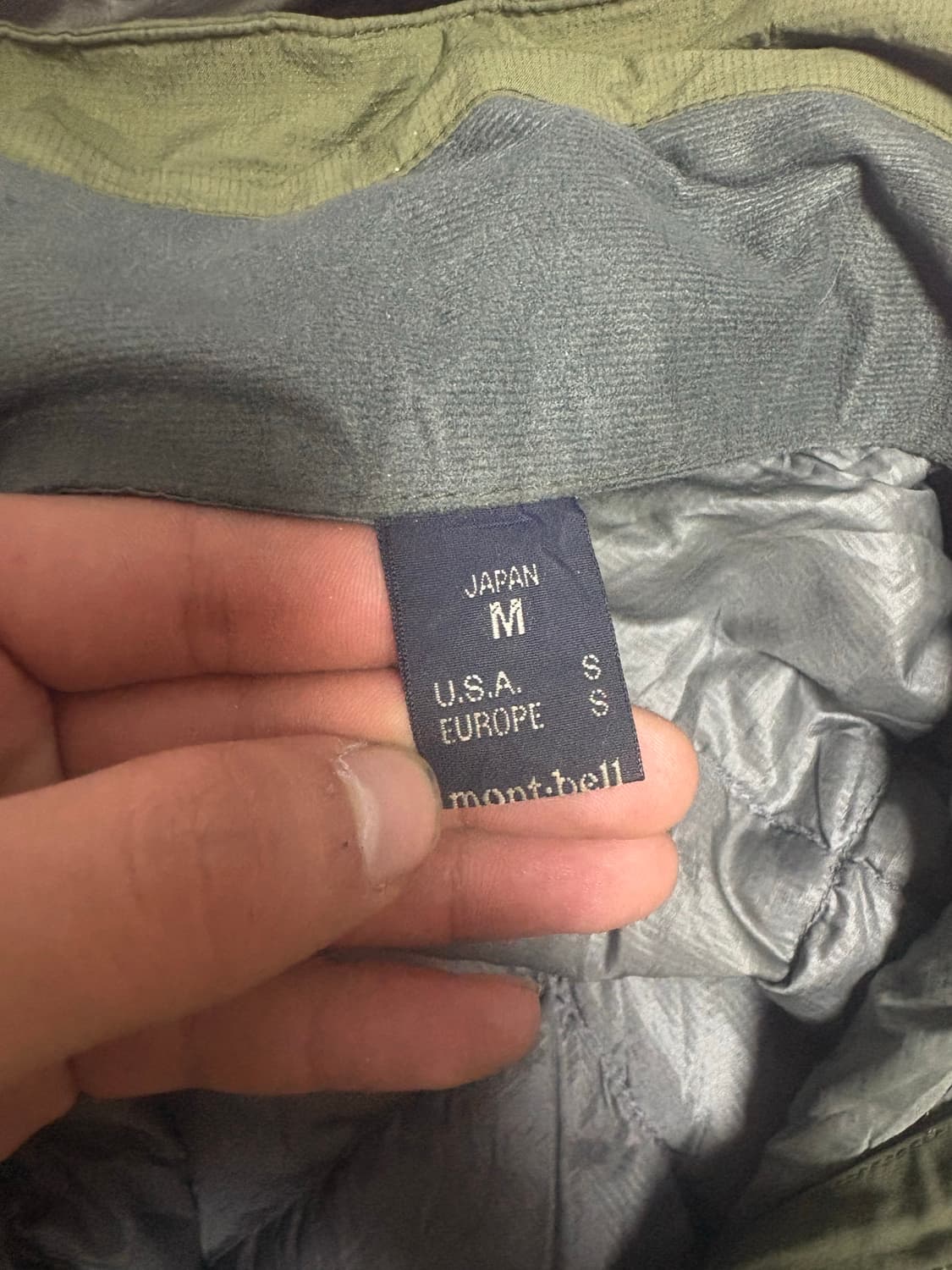 몽벨 베일다운파카 올리브 상품이미지3