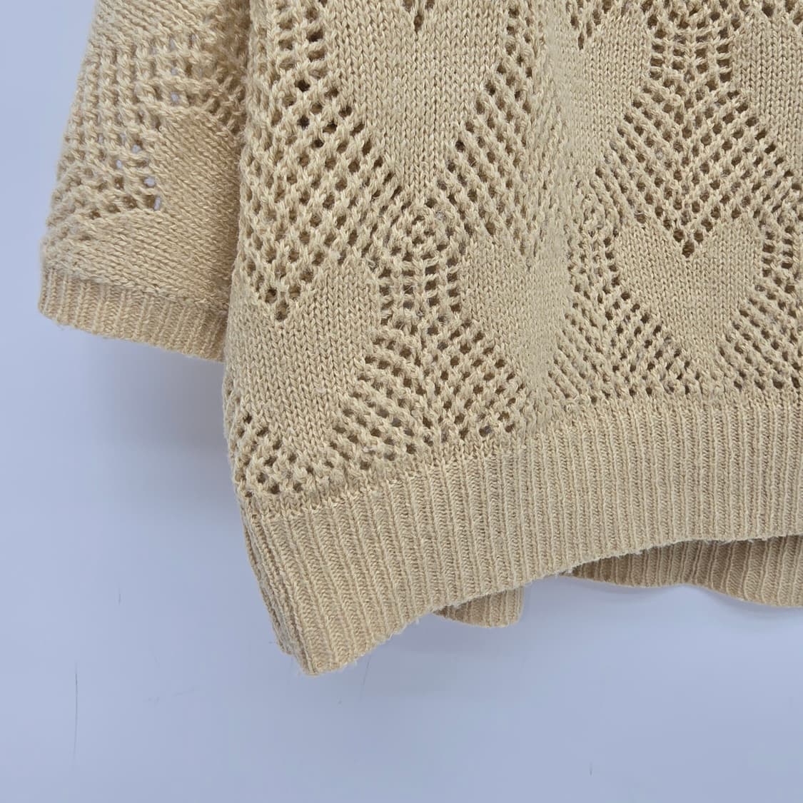 Cutie Blonde 크로셰 하트 니트 상품이미지6