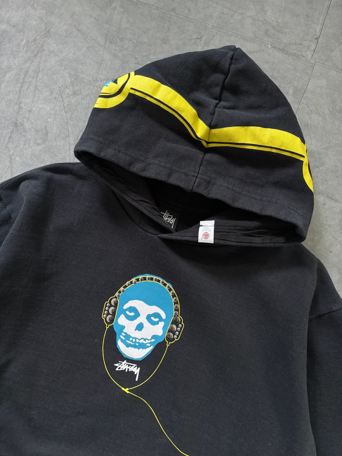 Stussy 스투시 x 미스핏츠 스컬 헤드폰 후드티 상품이미지2