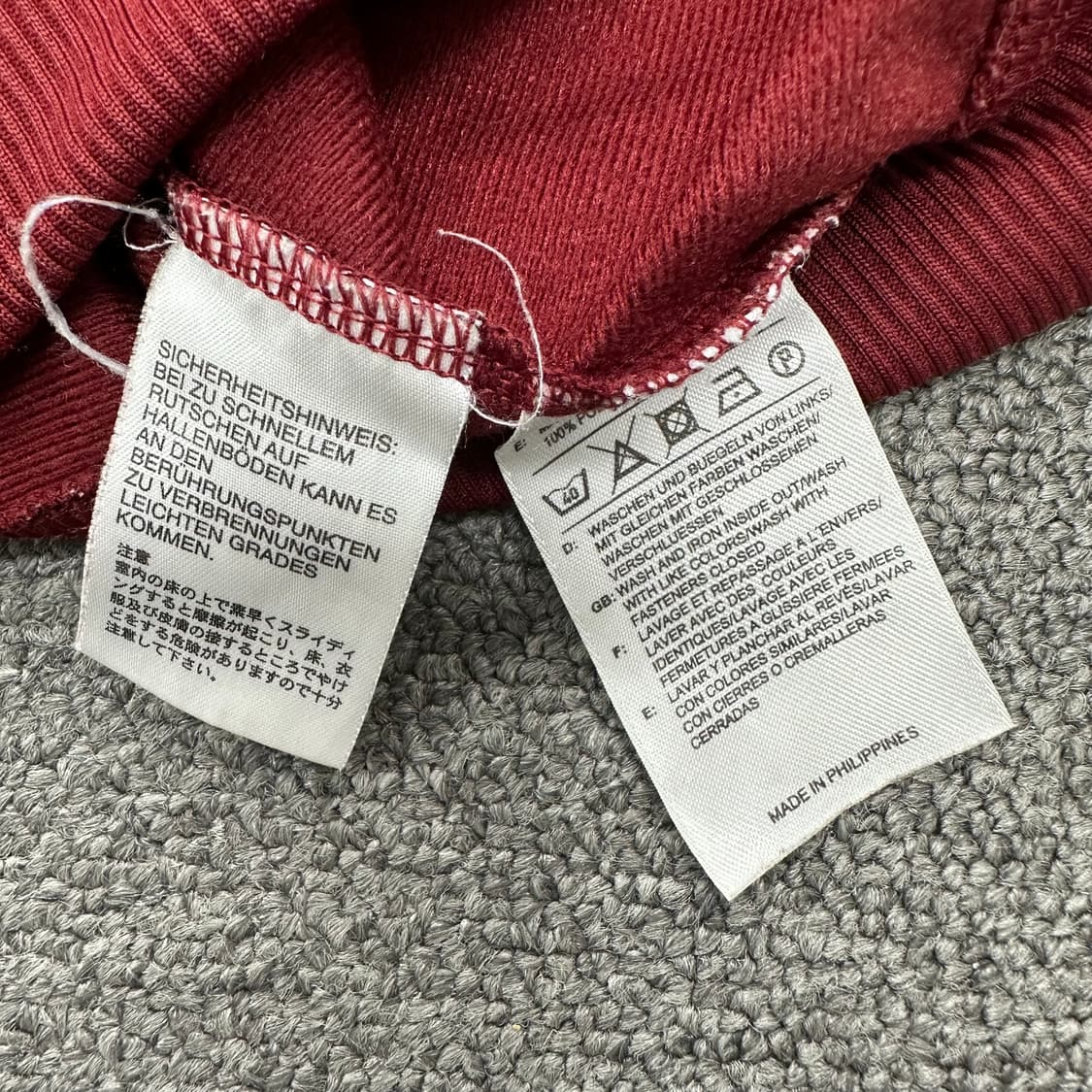 아디다스 파이어버드 버건디 져지 상품이미지6