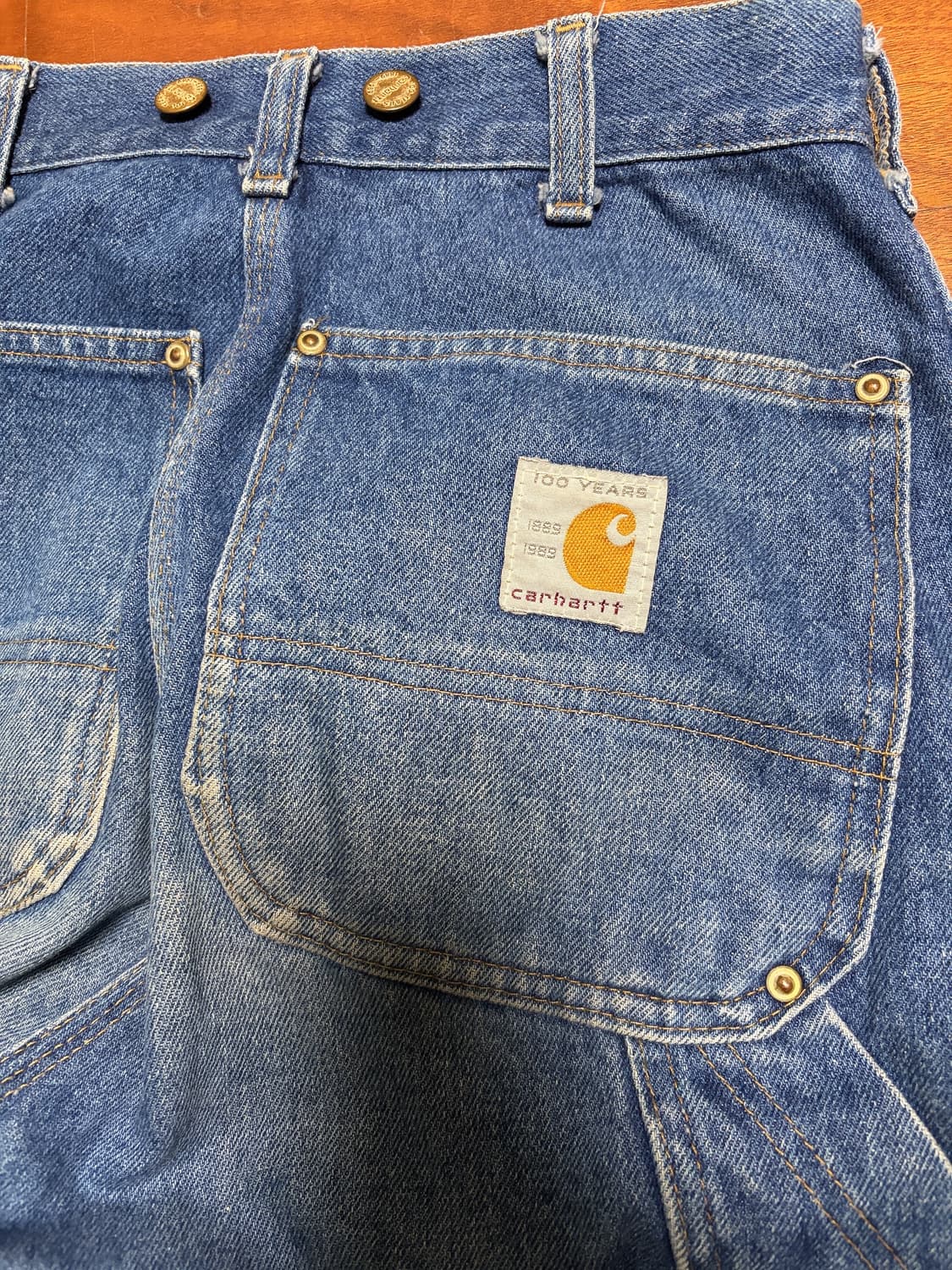 칼하트 100주년 데님 더블니 상품이미지3