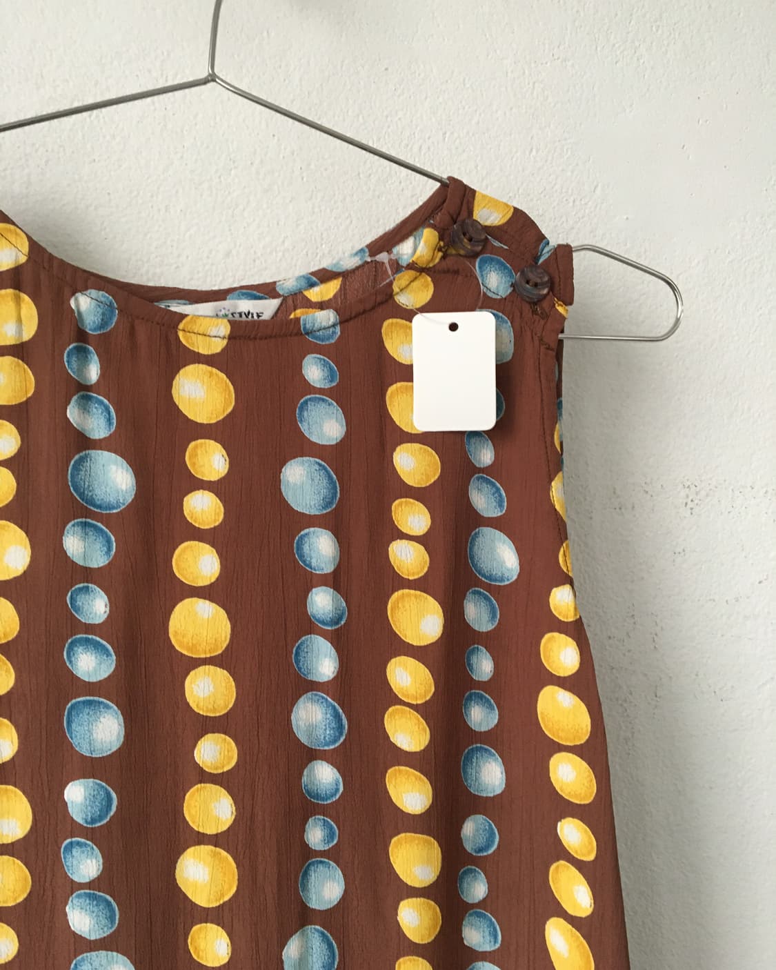 Dot pattern sleeveless onepiece 상품이미지3