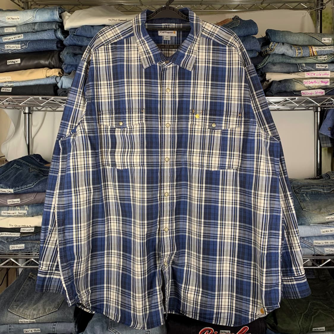 [2XL] 칼하트 릴렉스드핏 멀티체크 워크셔츠 상품이미지2