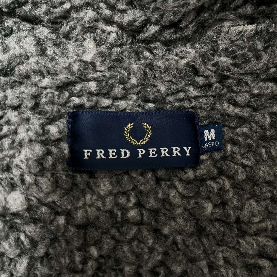 프레드페리 월계수 로고 양털안감 벤치코트 롱 점퍼 M/95  상품이미지6