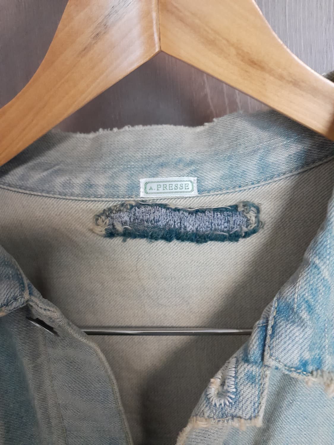 A.PRESSE 아프레쎄 데님 자켓 24AW 상품이미지4