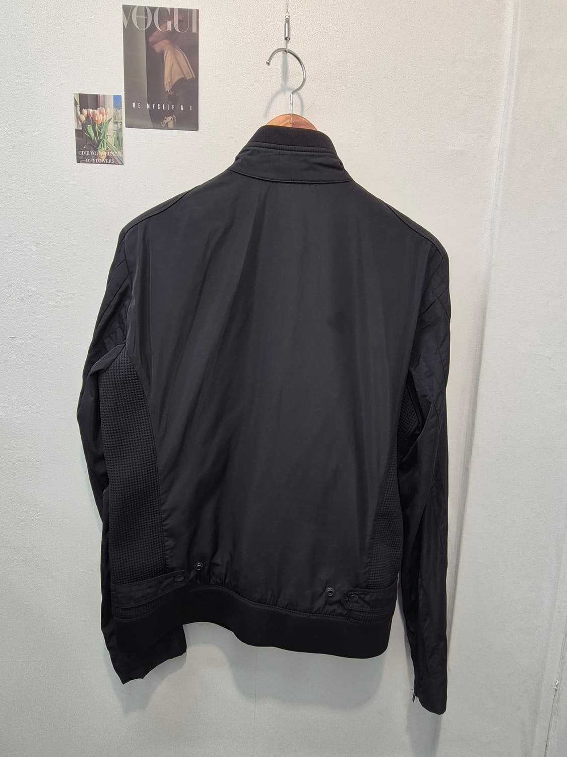 DIESEL 남성 블랙 봄버 자켓 M 
 상품이미지3