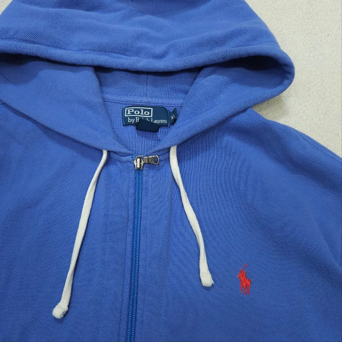 폴로 랄프 로렌 니트 후드 집업 XL 상품이미지3