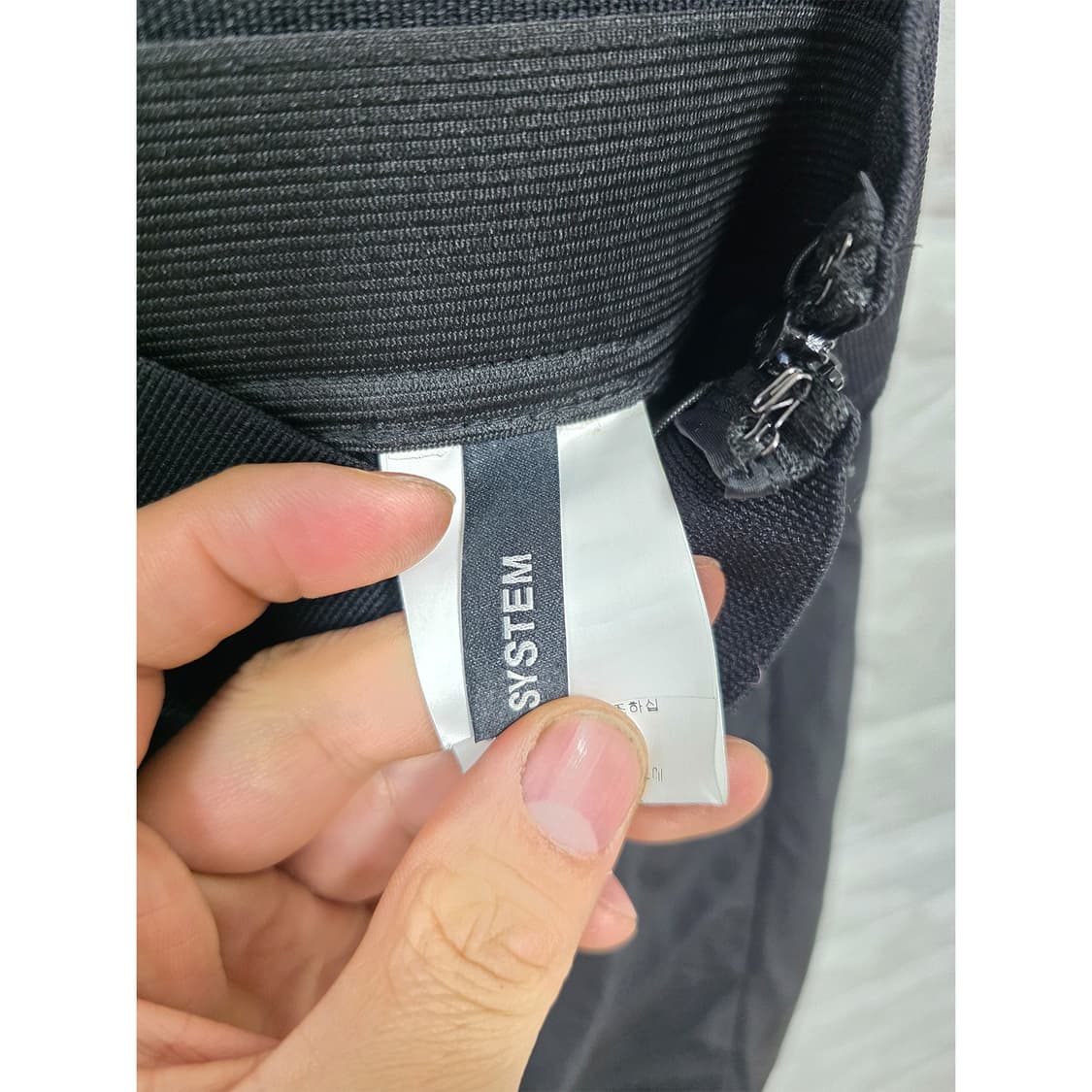 택포) 24s 한섬 시스템 검정색 롱 스커트 상품이미지2