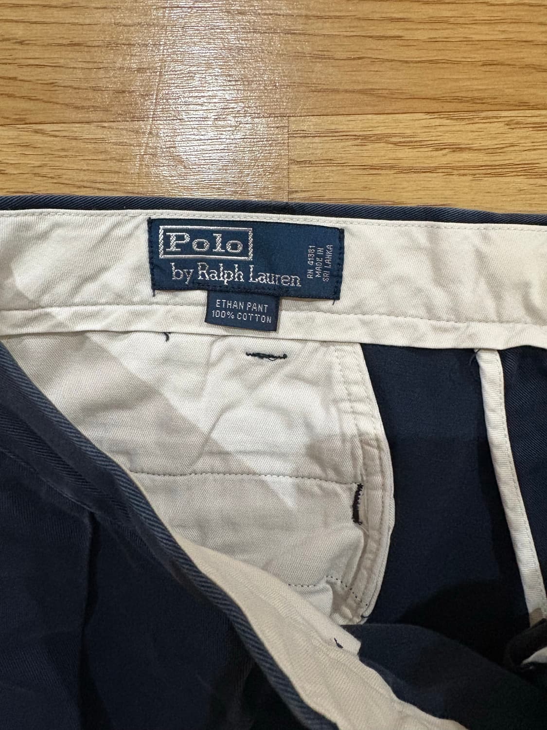 POLO 폴로 랄프로렌 에단 치노팬츠 네이비 36/32  상품이미지4
