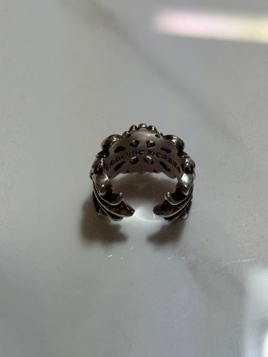 [US6.5]크롬하츠 더블플로랄링 상품이미지3