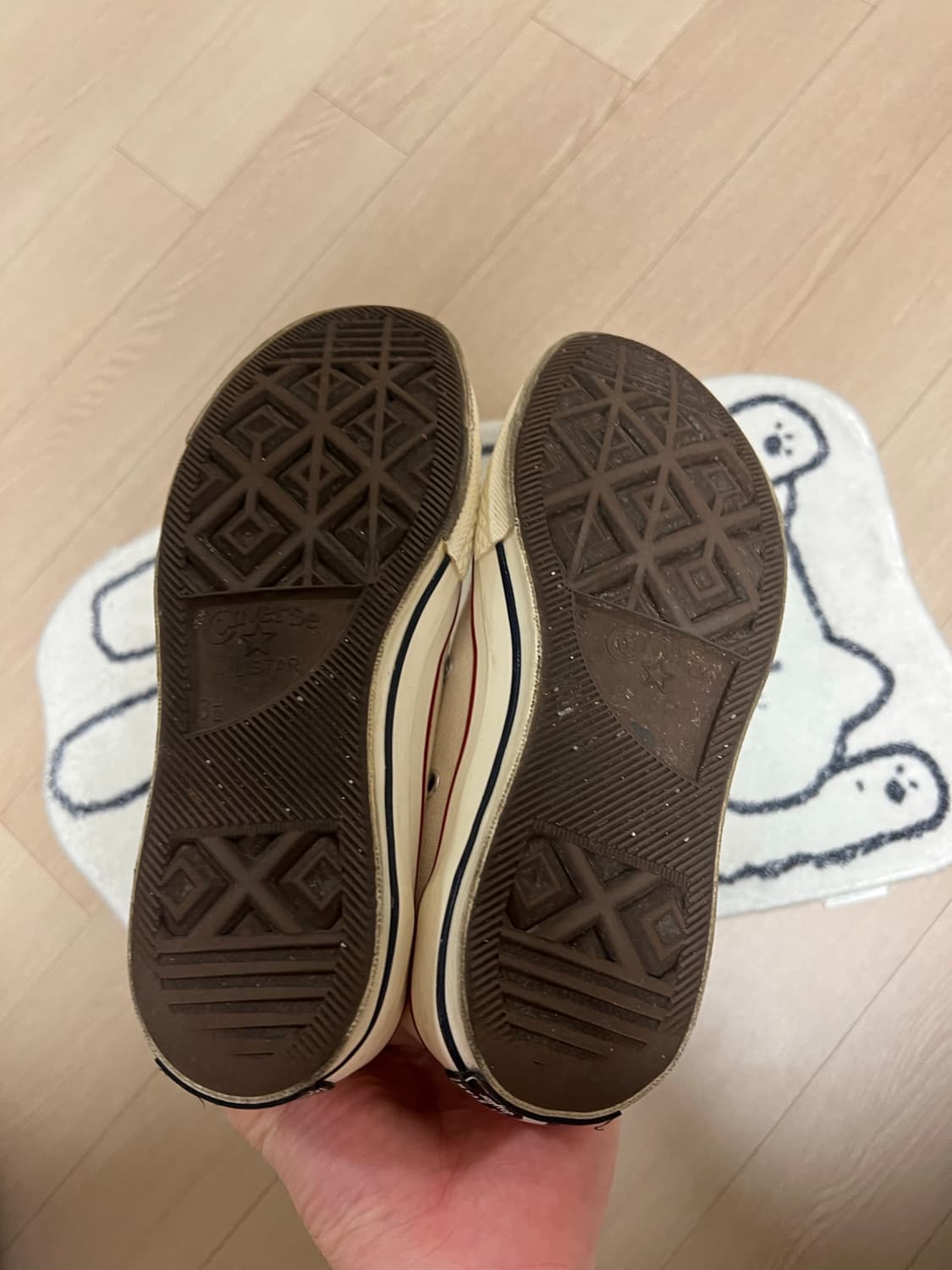 컨버스 척테일러 아이보리 로우 225 상품이미지5