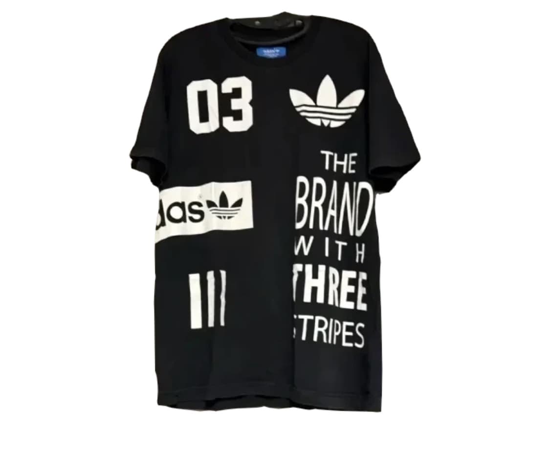 아디다스 블랙 로고 반팔티 상품이미지1