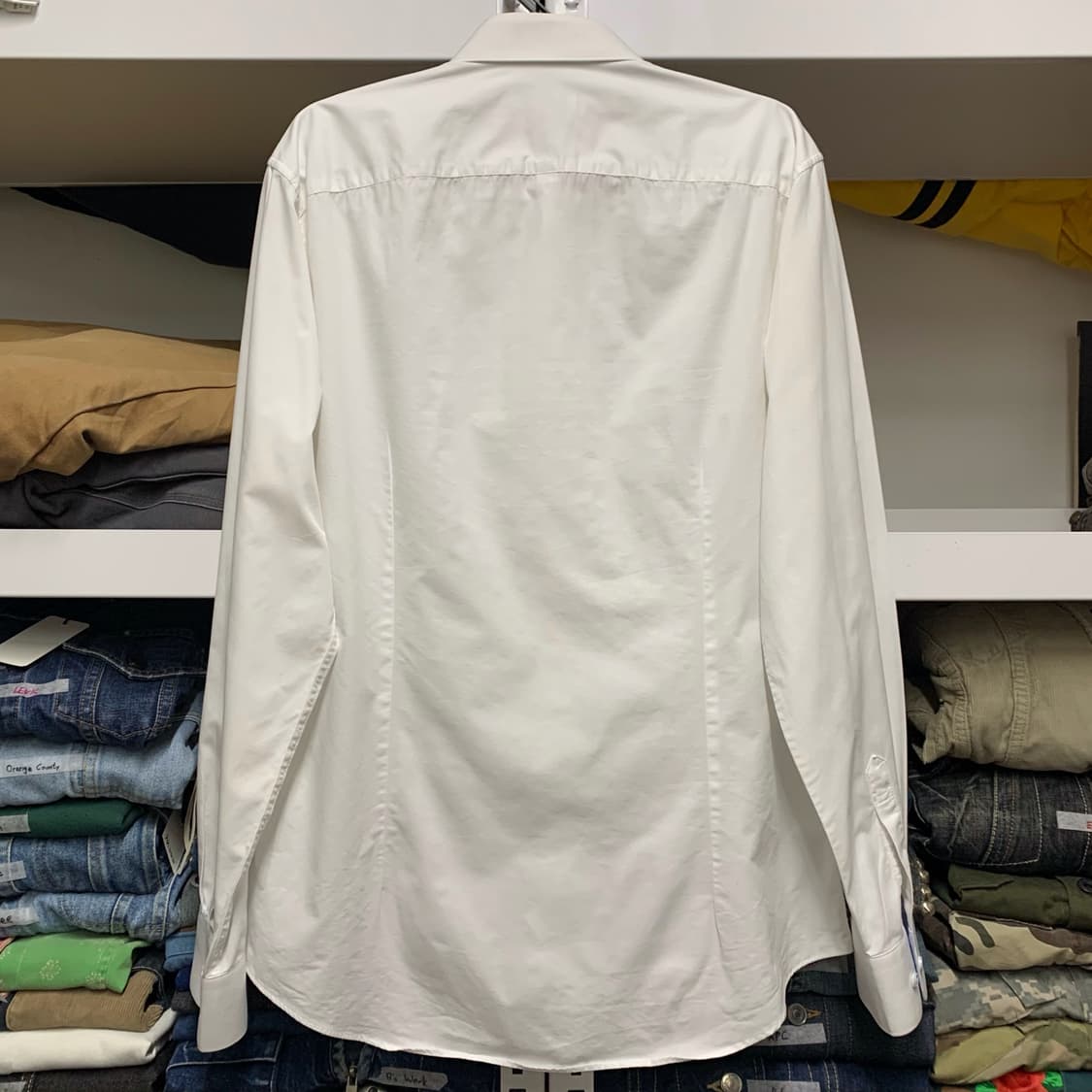 [L] S.T. 듀퐁 화이트 코튼 셔츠 상품이미지3