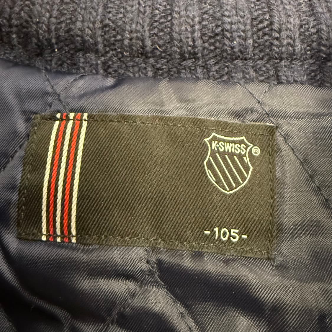 [정품/105] K-swiss 빈티지 코위찬 니트 집업 b16 상품이미지5