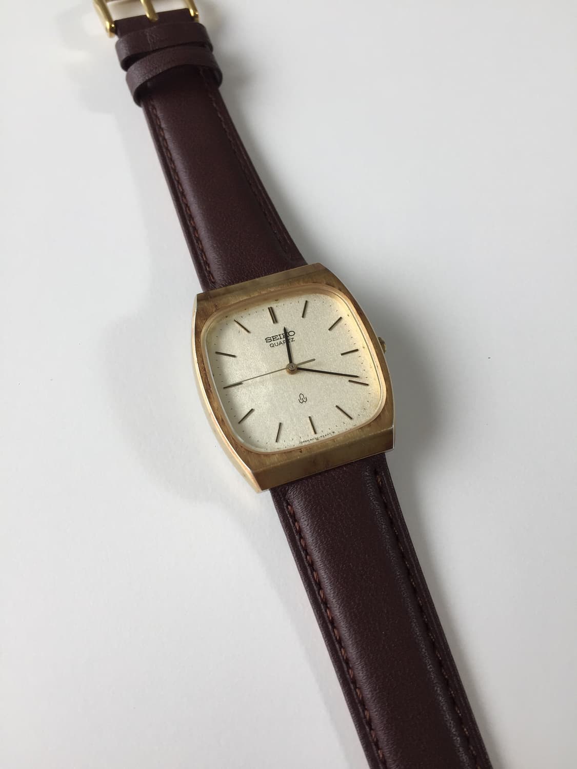 80s seiko vintage gold square quartz 상품이미지10