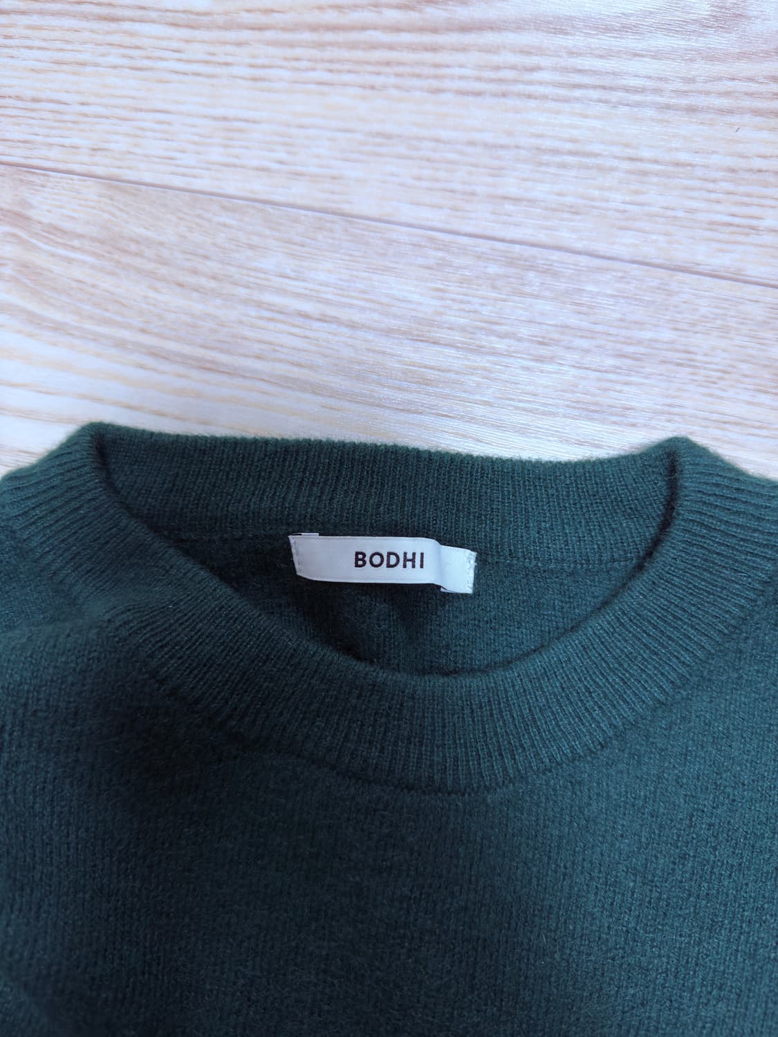 [2] Bodhi 보디 캐시미어 / 헤비웨이트 / 그린 상품이미지3