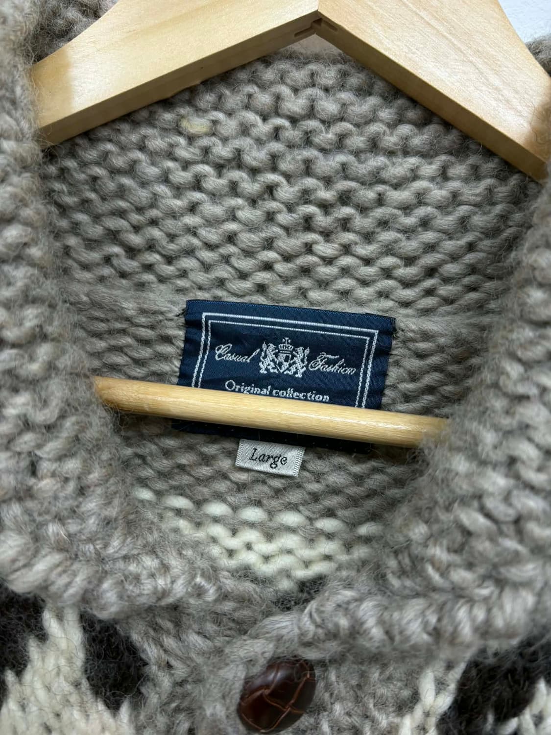 [L] 빈티지 코위찬 헤비 울 니트 상품이미지3