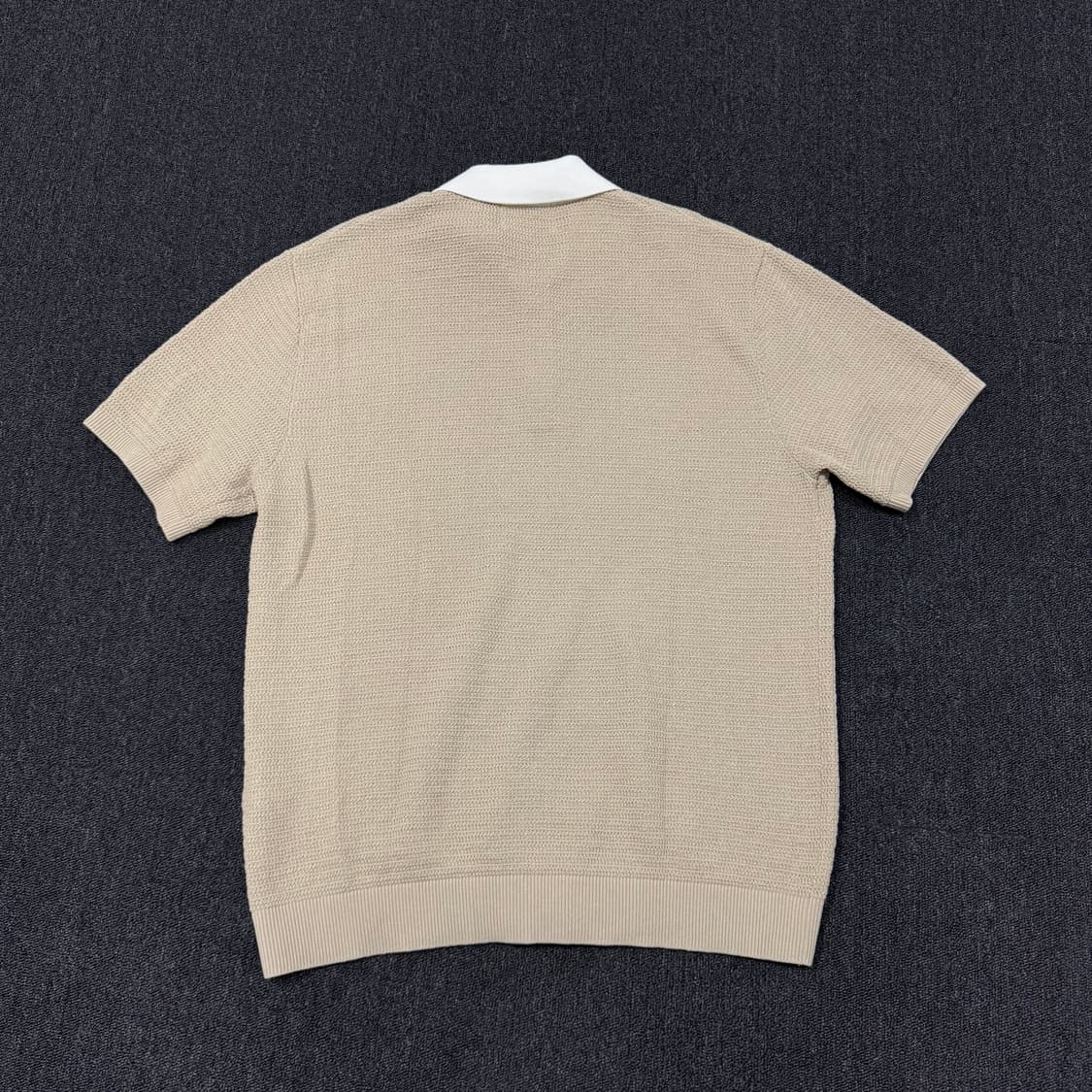 솔리드옴므 니트 카라 반팔티 상품이미지4