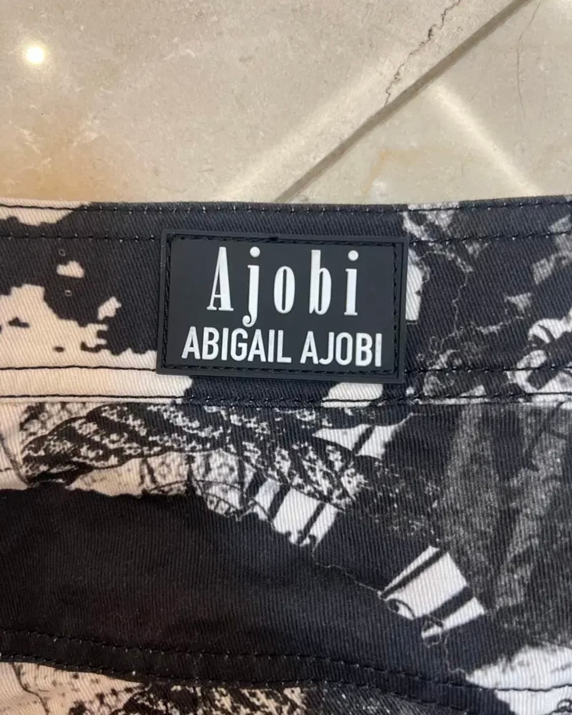 Abigail Ajobi 프린팅 팬츠 28-29 상품이미지4