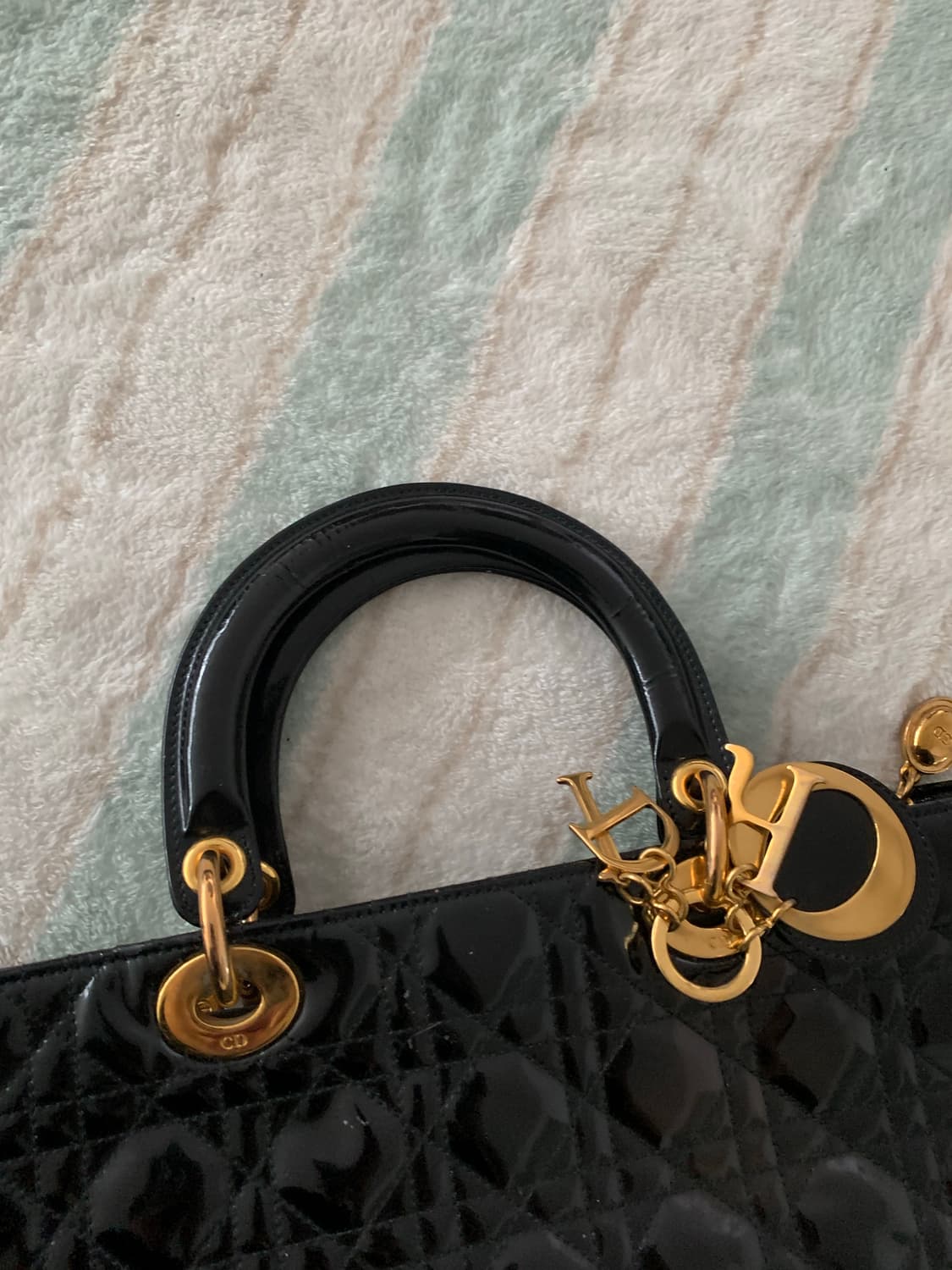 디올 레이디디올백 라지 정품  상품이미지5