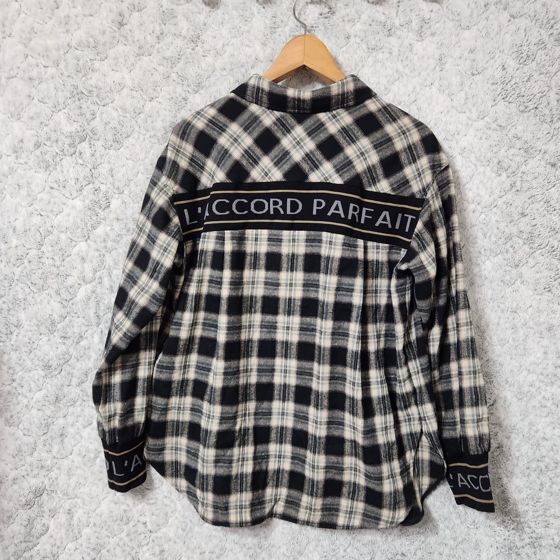 J53 [55] 보브 여성 체크 남방 셔츠
 상품이미지3