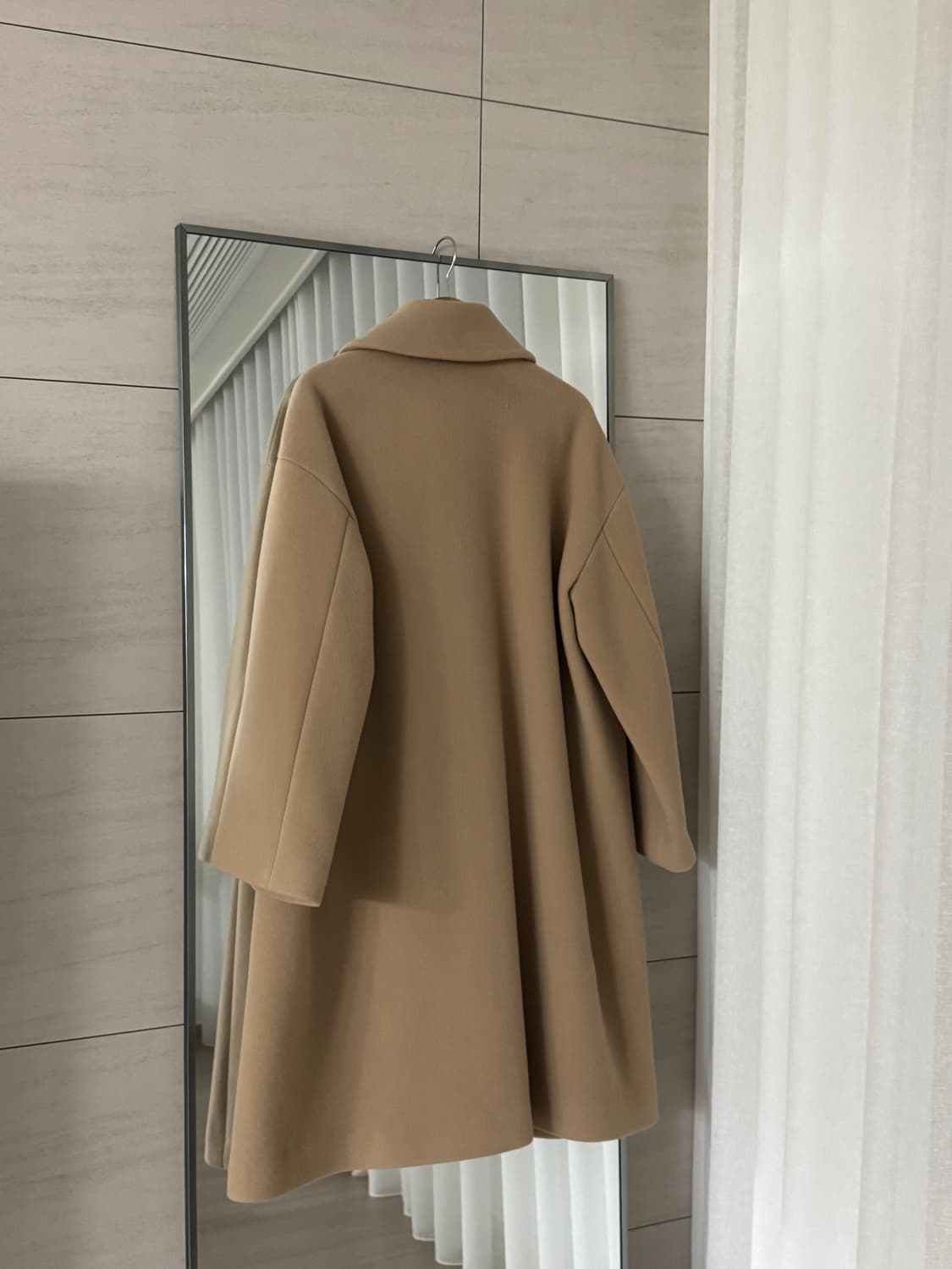 <1회 착용🖤> 엠포리오 아르마니 Emporio Armani 카멜 코트 상품이미지9