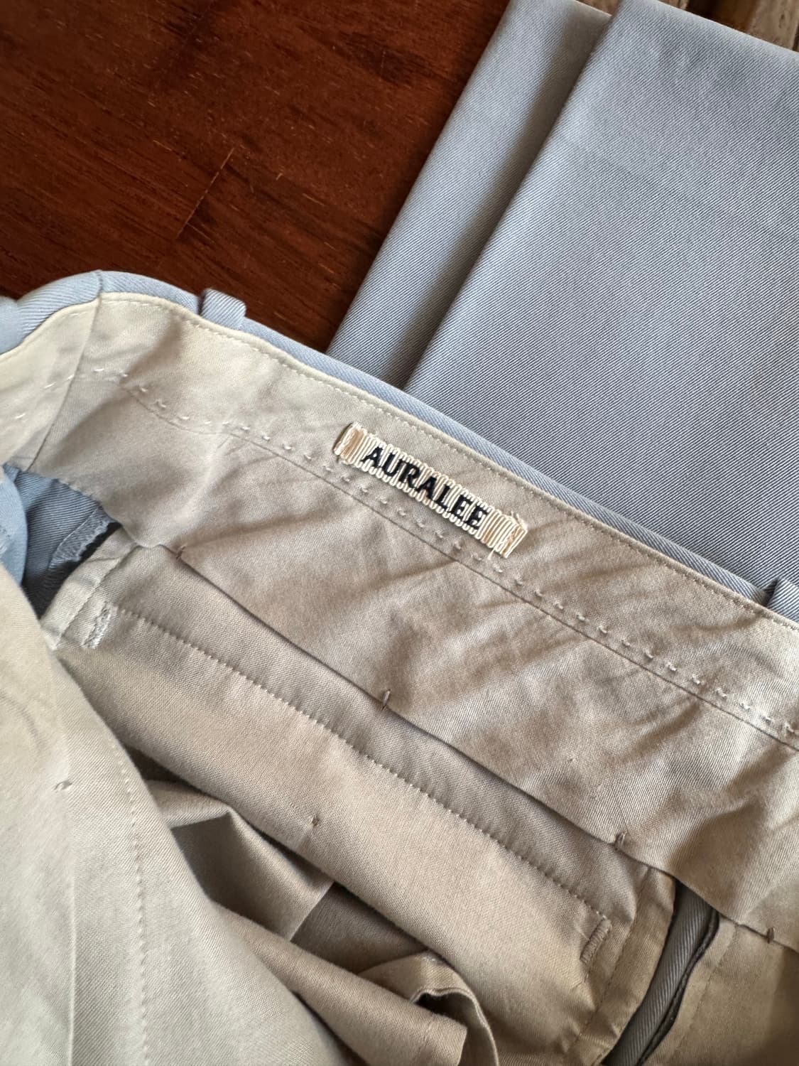 오라리 울맥스 개버딘 슬랙스, 치노바지 일괄 판매 상품이미지2