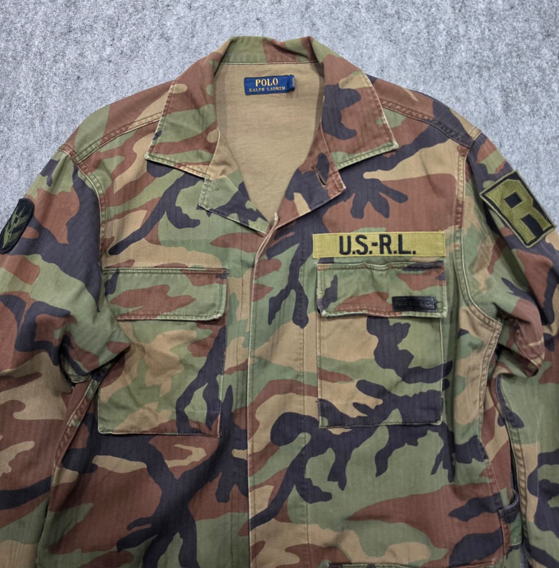 폴로 랄프로렌 카모플라쥬 밀리터리 자켓 S 상품이미지4