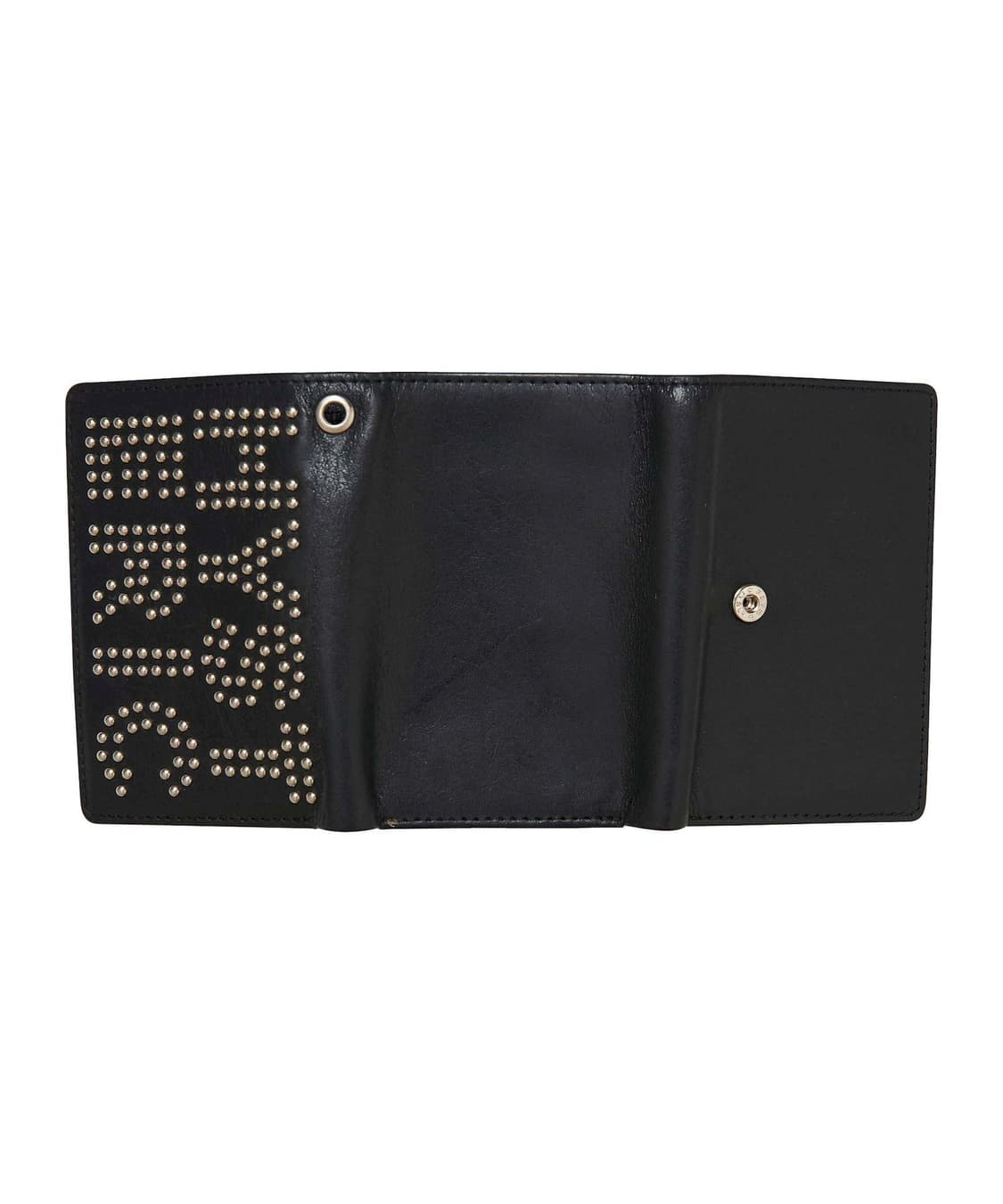 히스테릭 글래머 로고 스터드 트라이폴드 월렛 블랙 01243QG11 상품이미지3