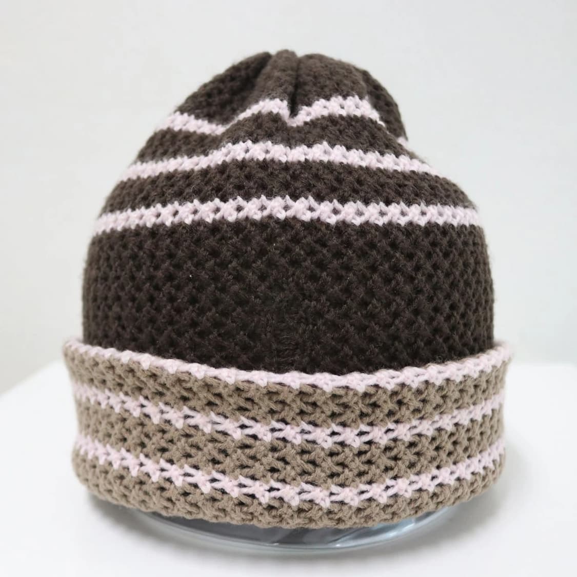 PHOENIX 스트라이프 울 혼방 니트 비니 61578 상품이미지3