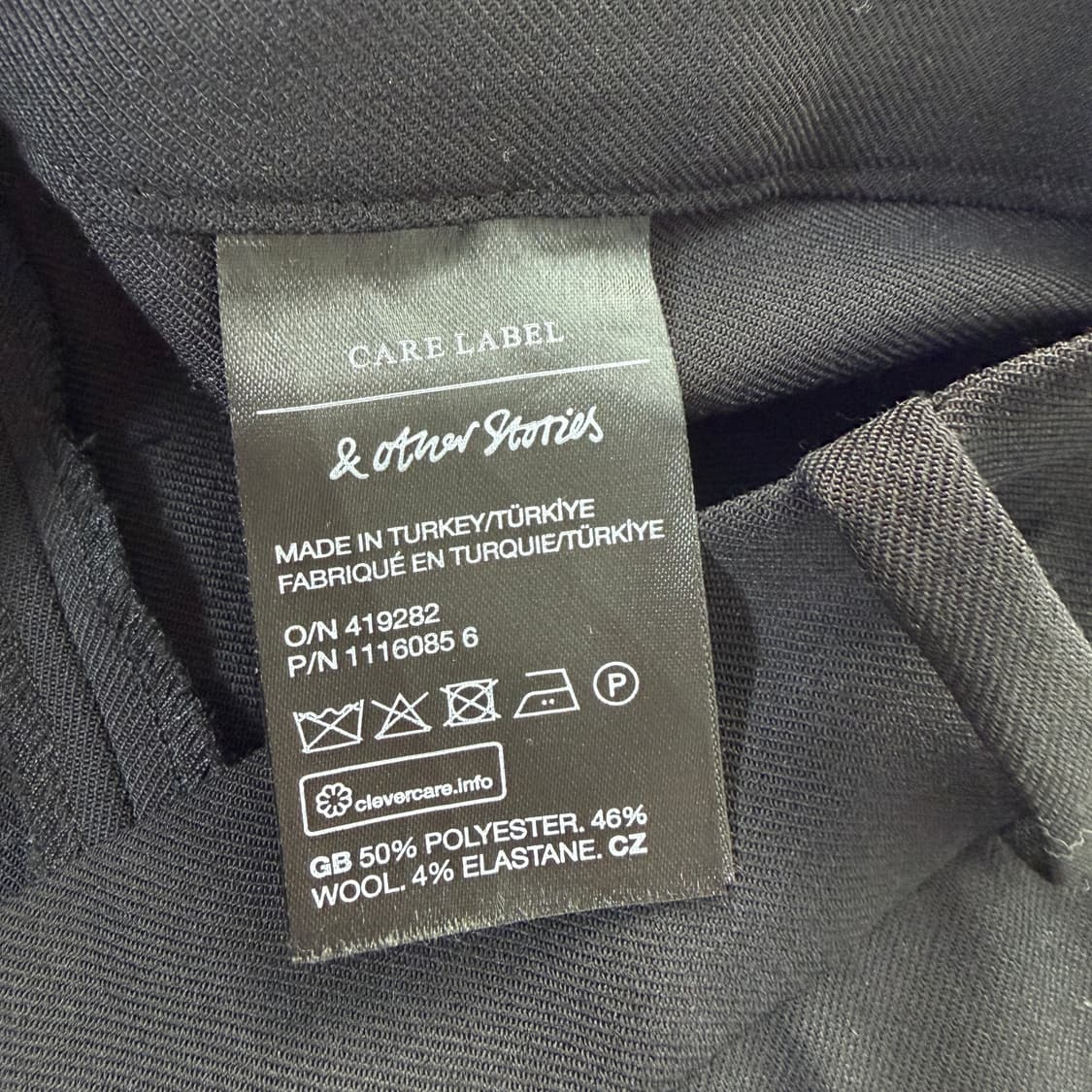 [27] 앤아더스토리즈 부츠컷 슬랙스 블랙 상품이미지9