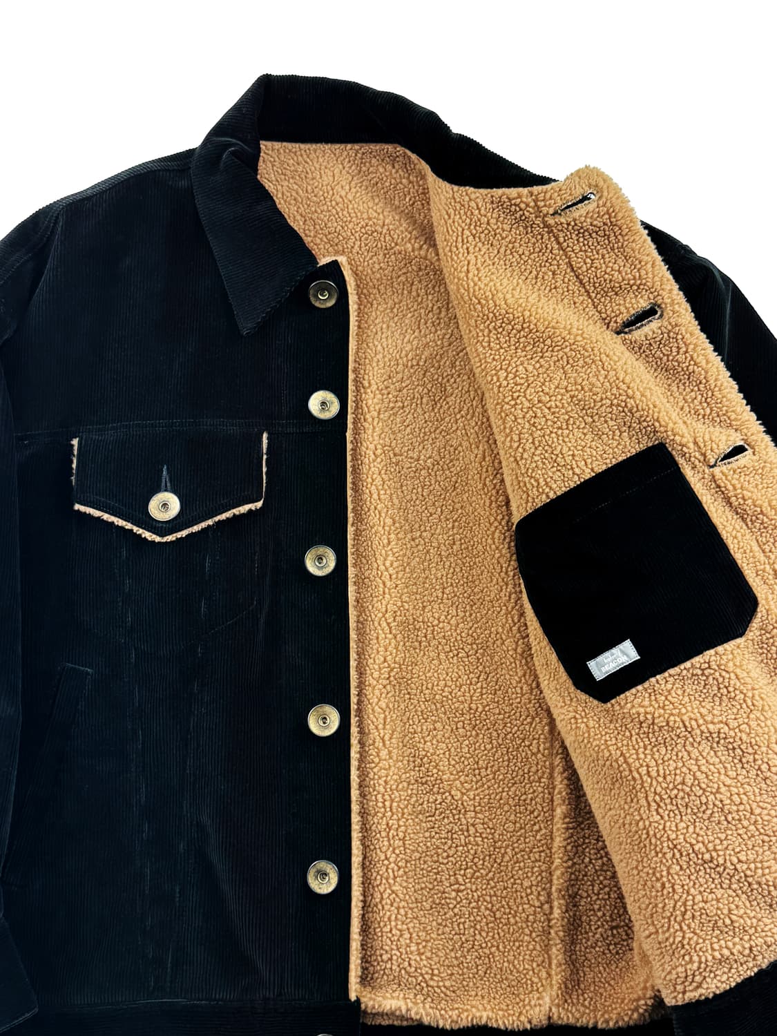 컬러비콘 코듀로이 블루종 자켓 상품이미지4